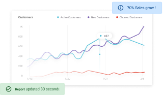 Flexible Reporting and AI Powered Insights